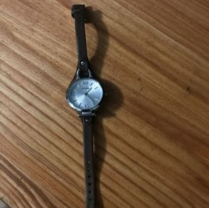 Fossil female leather watch